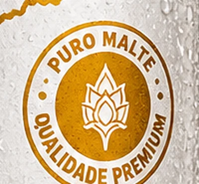 Selo puro malte qualidade premium